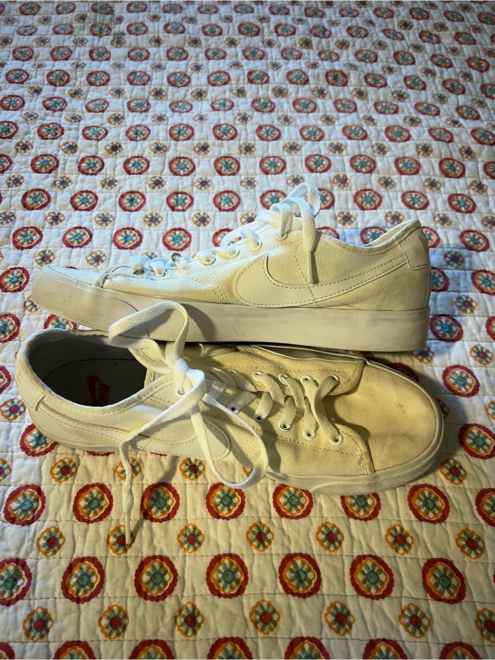 Nike White BLZR Court Sneakers size 9